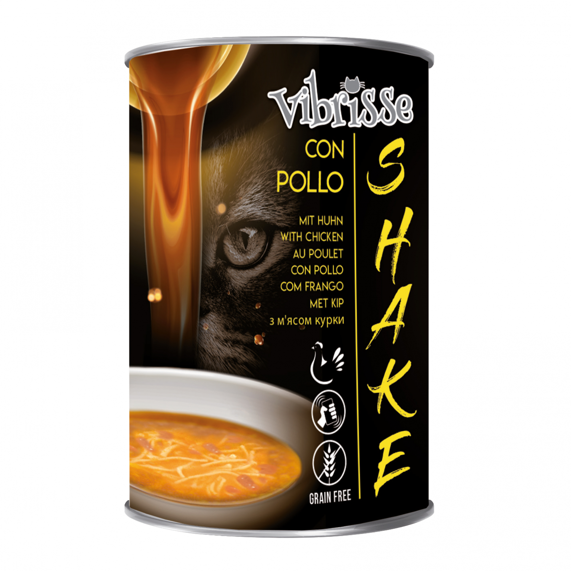 Vibrisse Shake Soupe pour chat - 3 recettes au choix