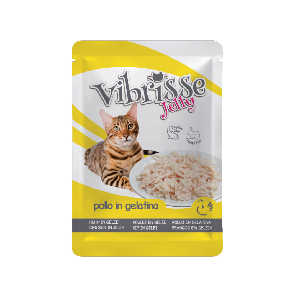 Vibrisse Jelly Gelee in Beutel für Katzen - 6 Rezepte zur Auswahl