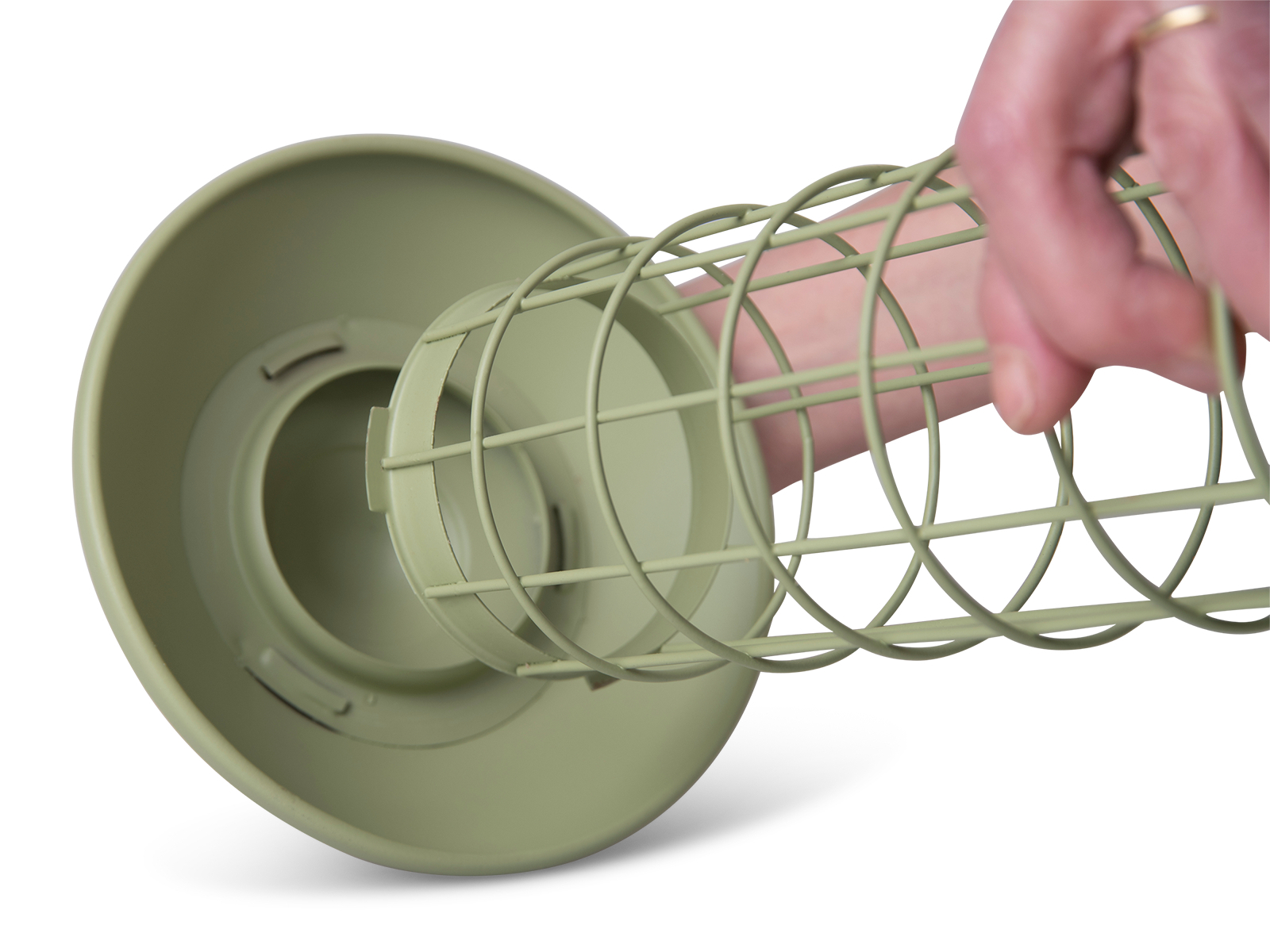 Dosatore di sfere di grasso in metallo a rotazione