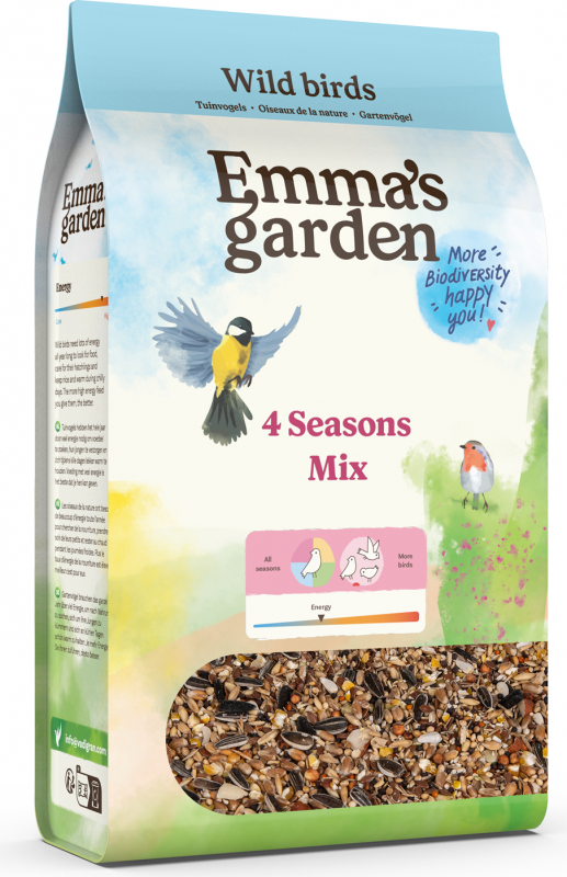 Mistura para pássaros 4 Seasons Mix Emma's Garden