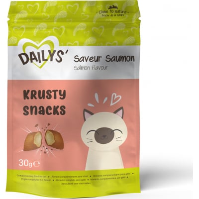 Dailys Krusty Snacks Leckerlis mit Thunfischgeschmack für Katzen