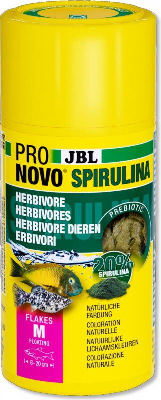 JBL Pronovo Spirulina Flakes M Alimento en escamas para peces de acuario