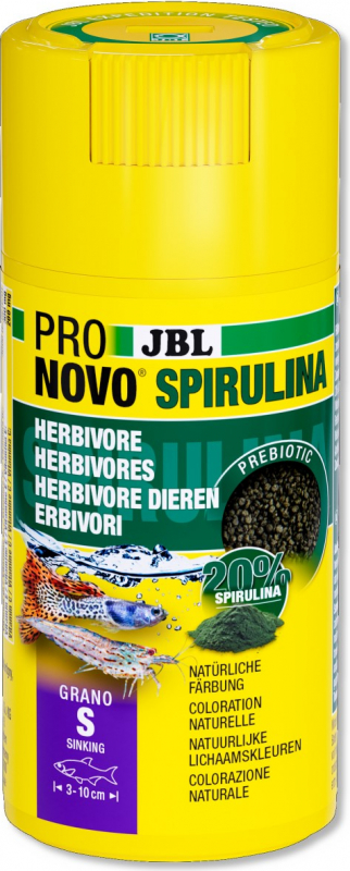 JBL Pronovo Spirulina Grano S alimento para pequeños peces y gambas