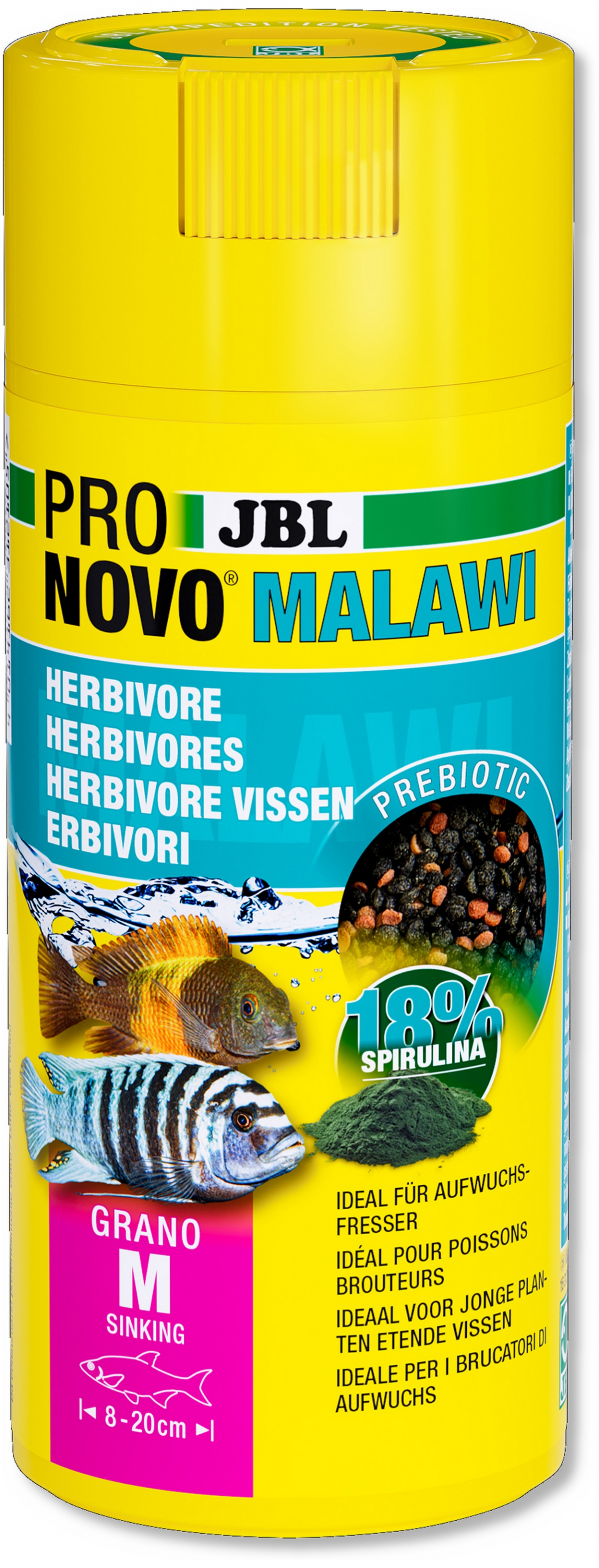 JBL Pronovo Malawi Grano M Alimento para cíclidos comedores de algas