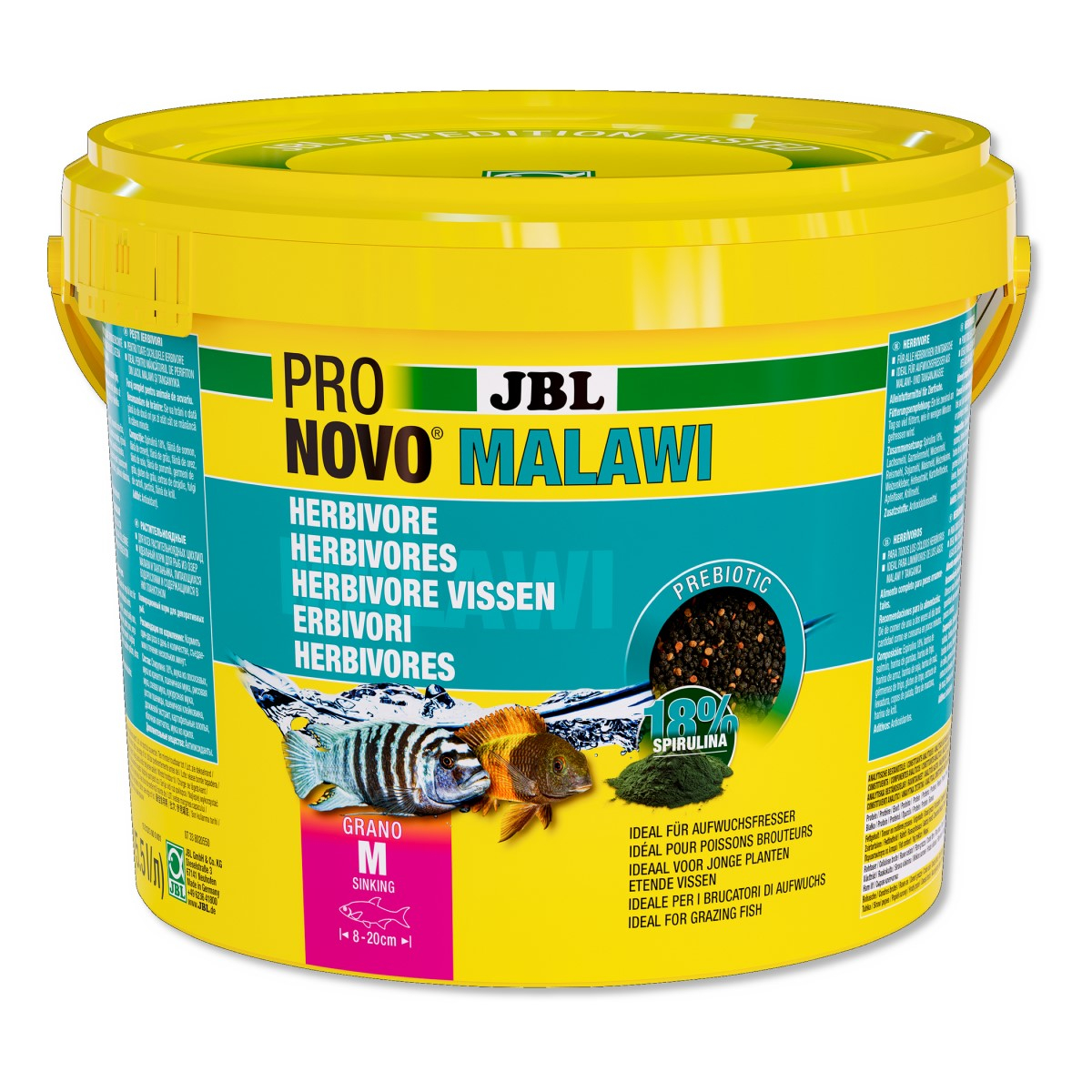 JBL Pronovo Malawi Grano M für pflanzenfressende Buntbarsche