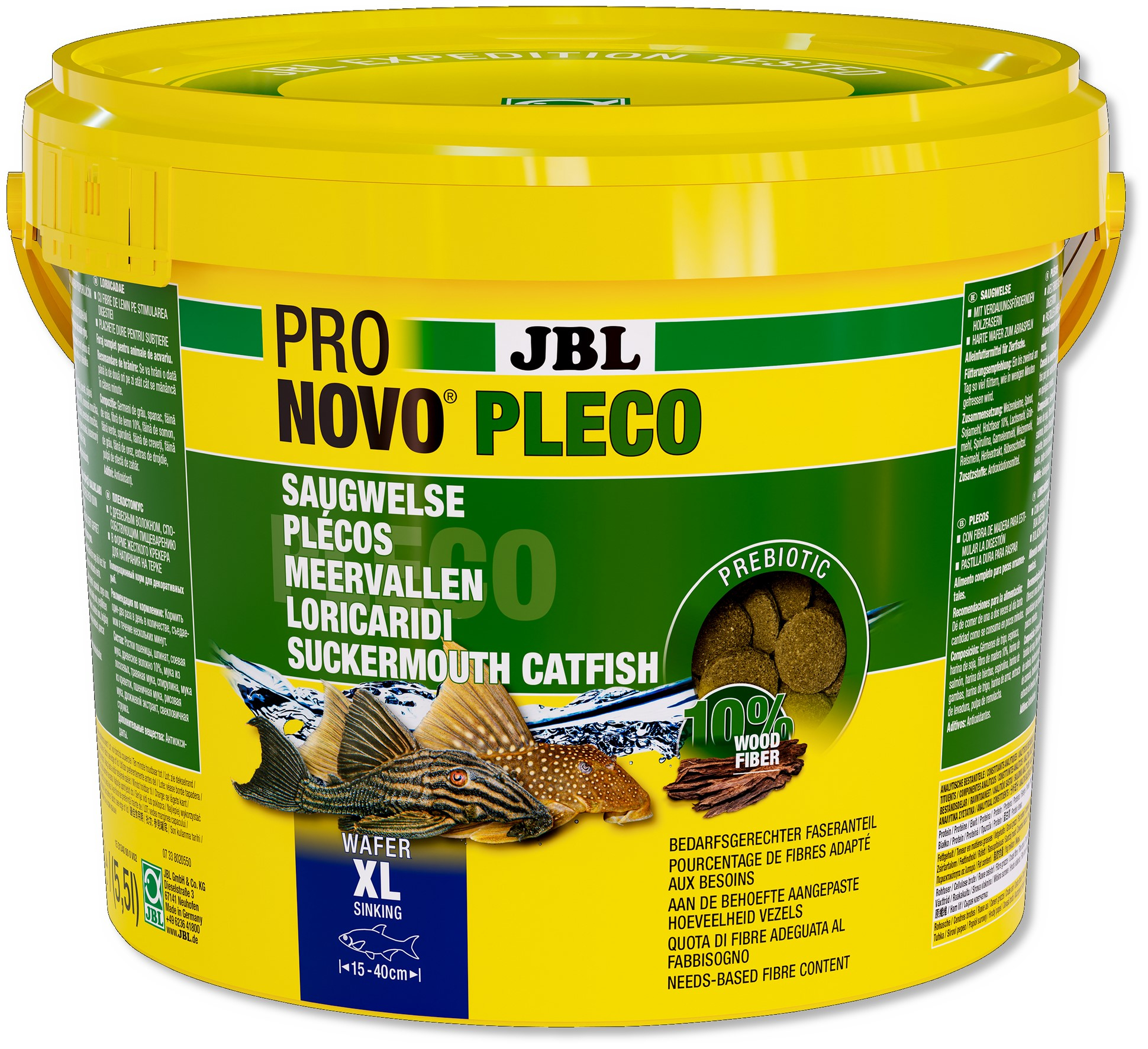 JBL Pronovo Pleco Wafer XL für große pflanzenfressende Lokariden