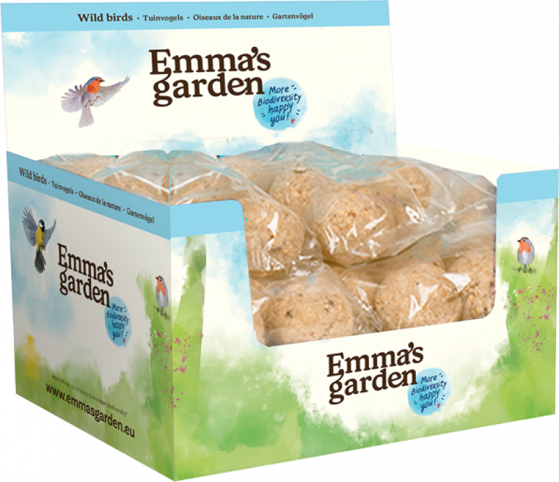 Emma's Garden Boule de graisse sans filet pour oiseaux du ciel