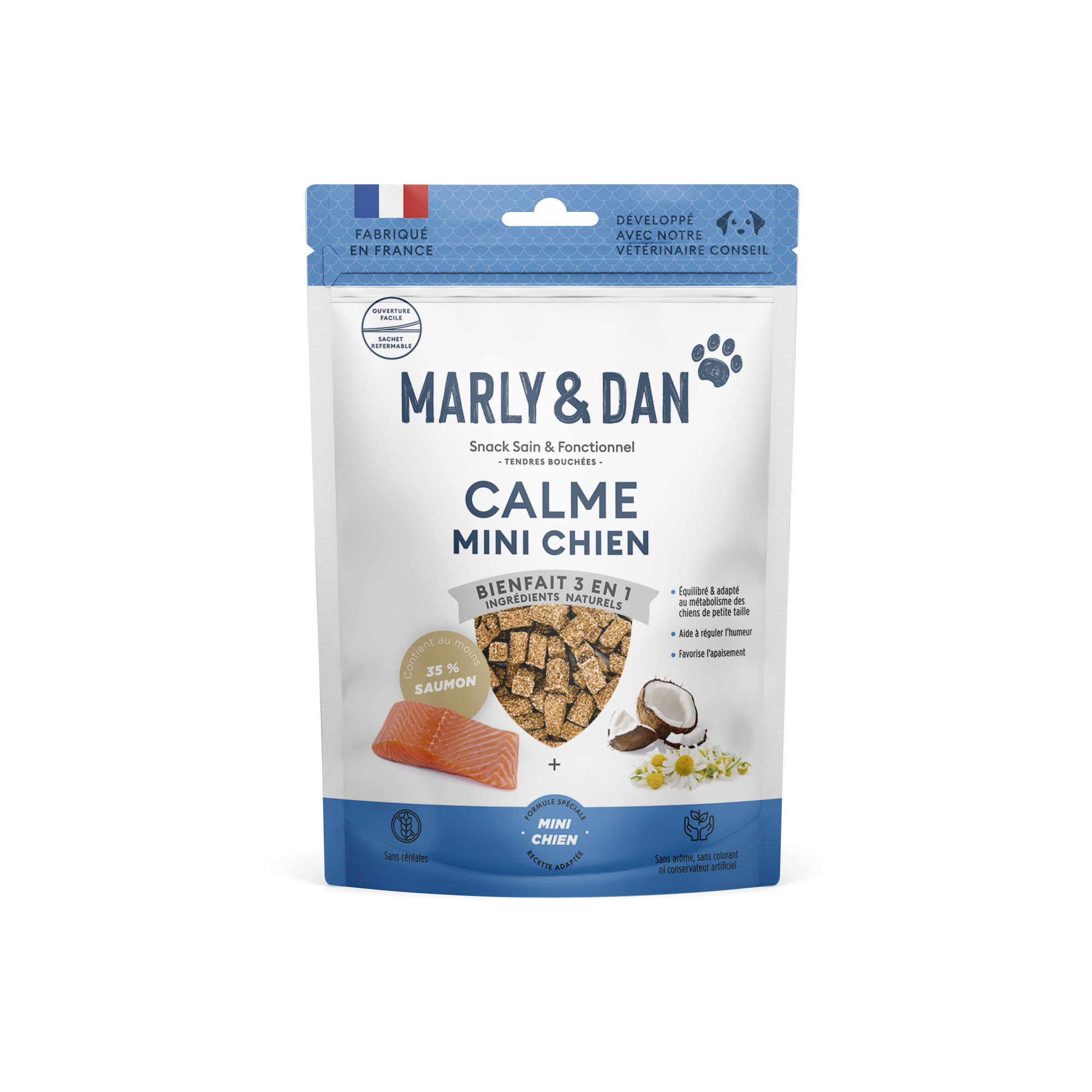 Marly & Dan Calme Tiernos snacks para perros pequeños