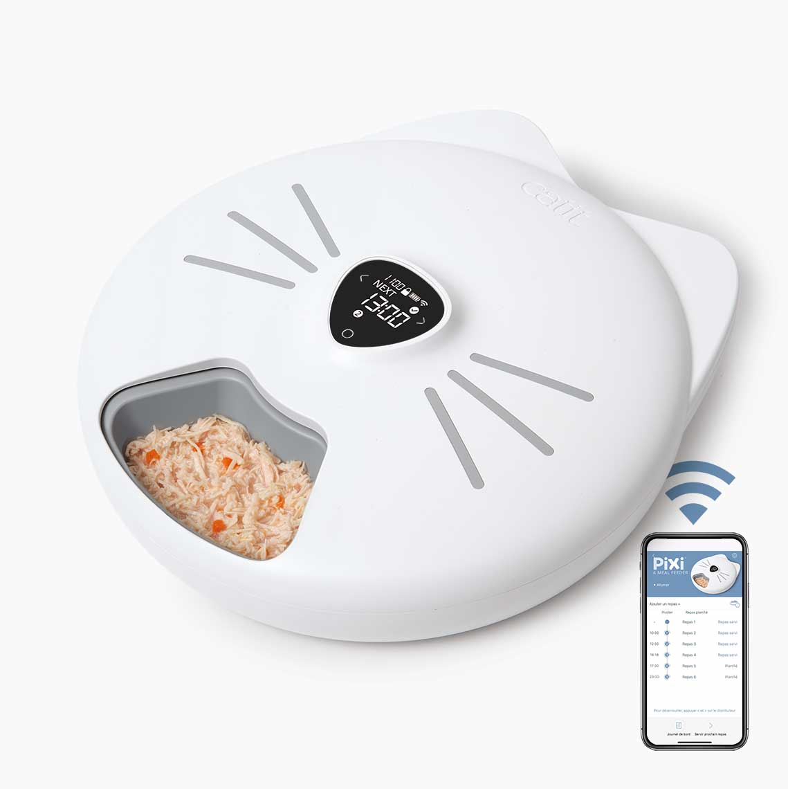 Automatischer Pixi Smart-Kühlspender für 6 Mahlzeiten mit App Steuerung