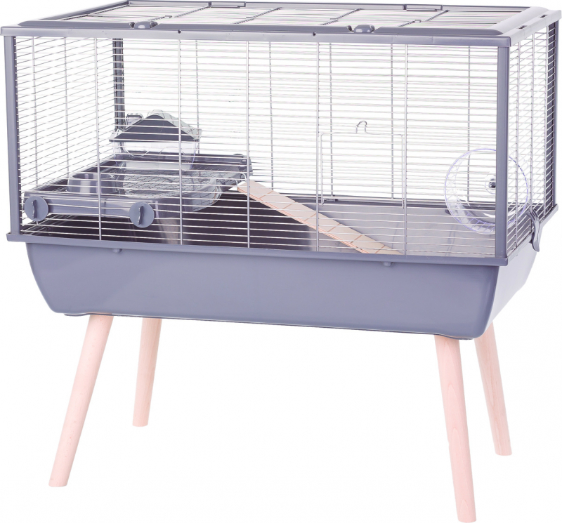 Cage pour hamster - 80 cm - Zolux NEOLIFE grise