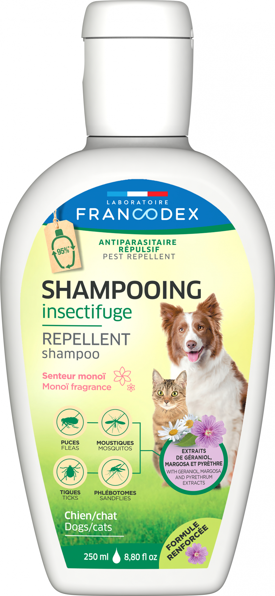 Francodex Insektenschutzshampoo für Hunde und Katzen