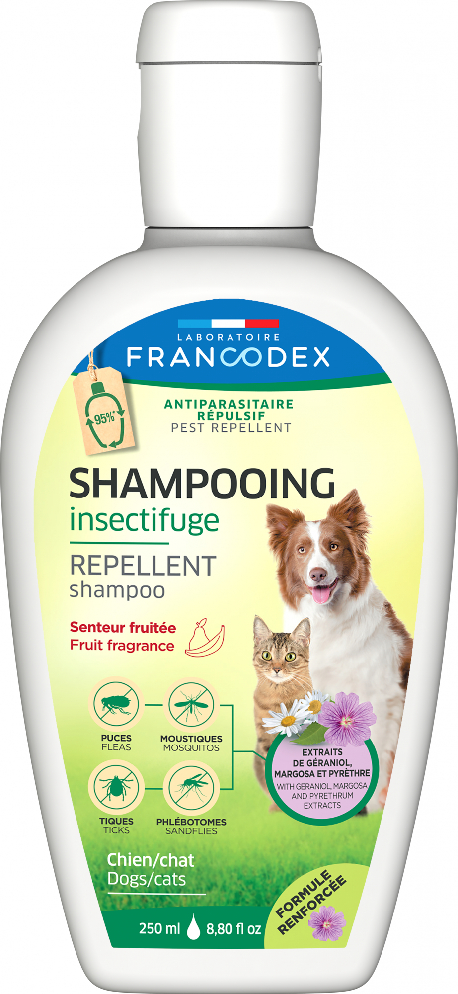 Francodex Insektenschutzshampoo für Hunde und Katzen