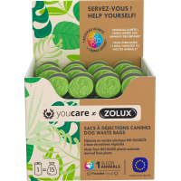 Sacs ramasse crottes biodégradable Zolux Youcare