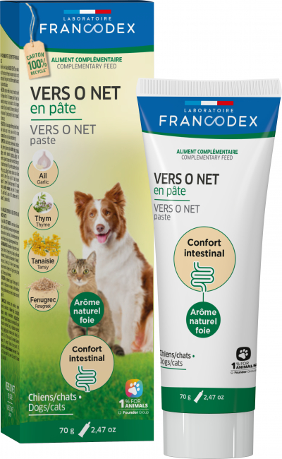 Francodex Vers o Net en Pâte pour chien et chat