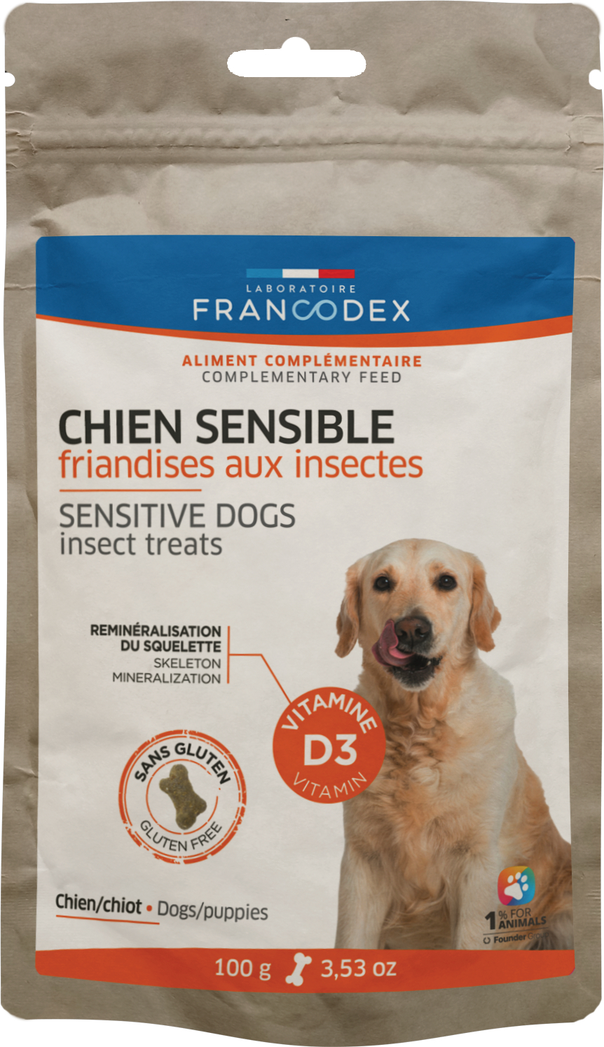 Francodex Insect Treats para perros sensibles