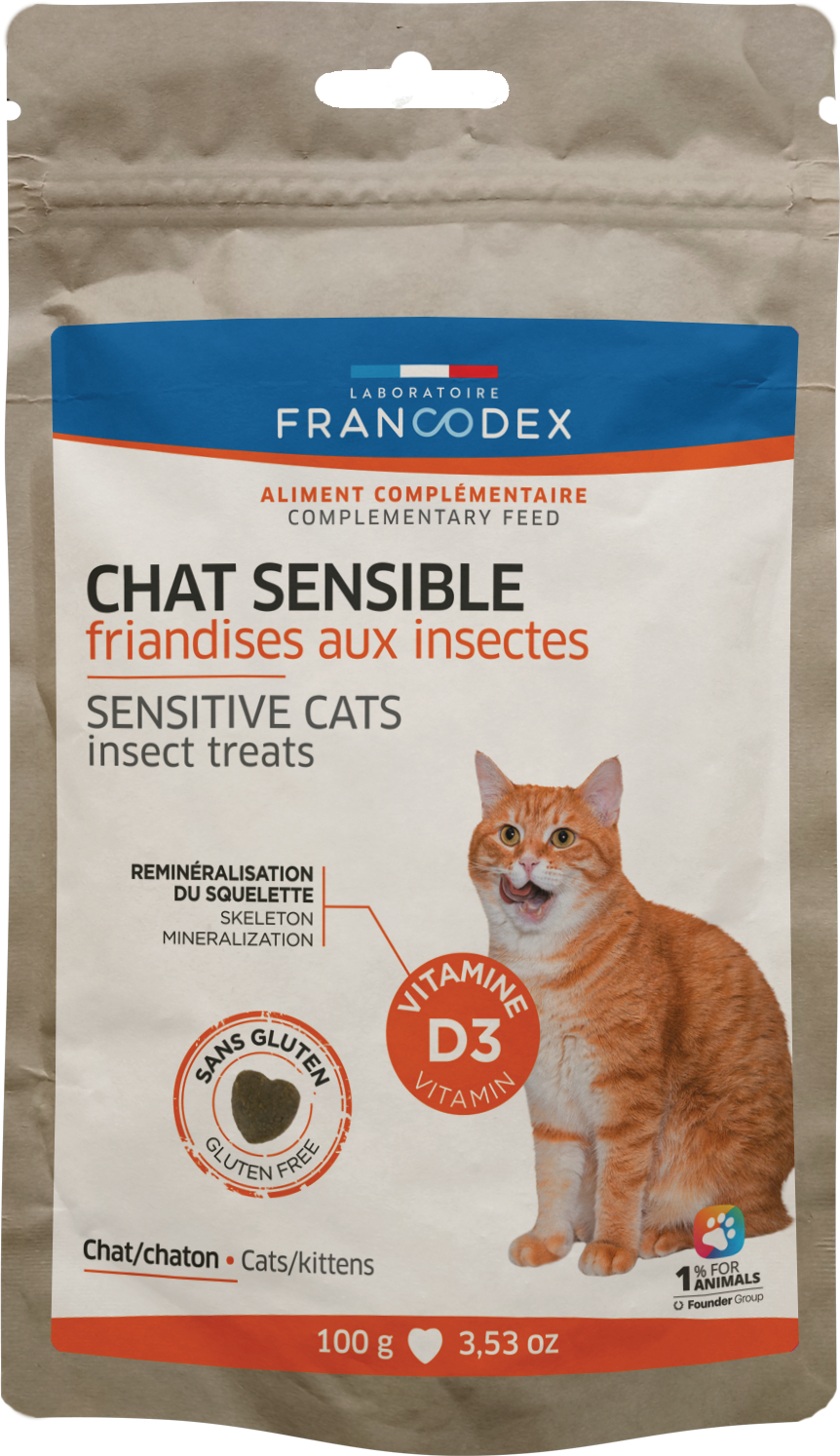 Francodex Snacks für empfindliche Hunde und Katzen
