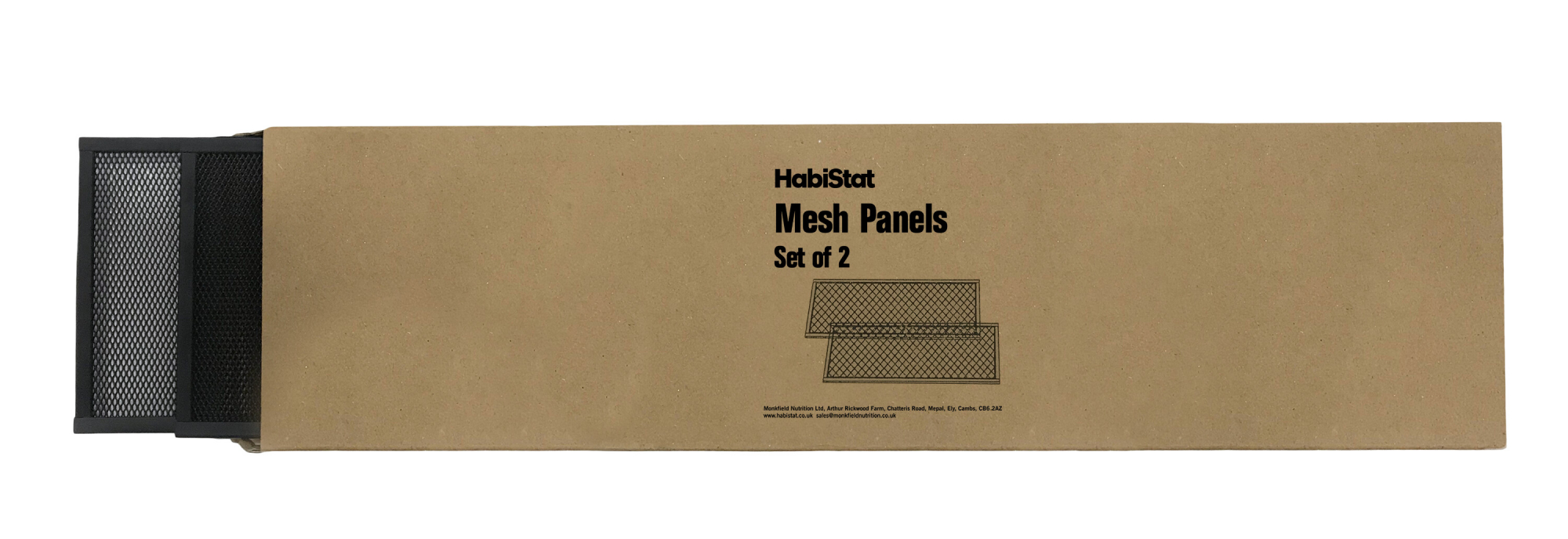 Kit de grilles d'aération pour terrariums HabiStat 60cm de haut