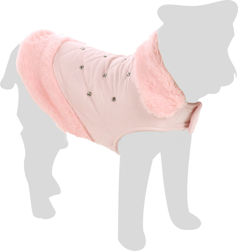 Mantel Coco Rose für Hunde Flamingo