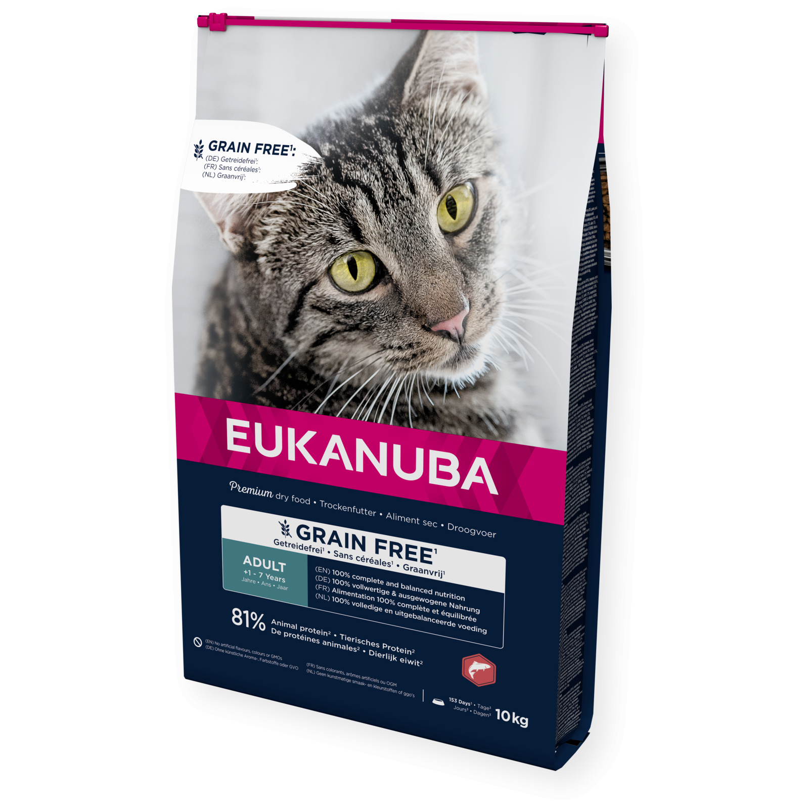 Eukanuba Grain Free Salmón sin cereales Pienso para gatos adultos