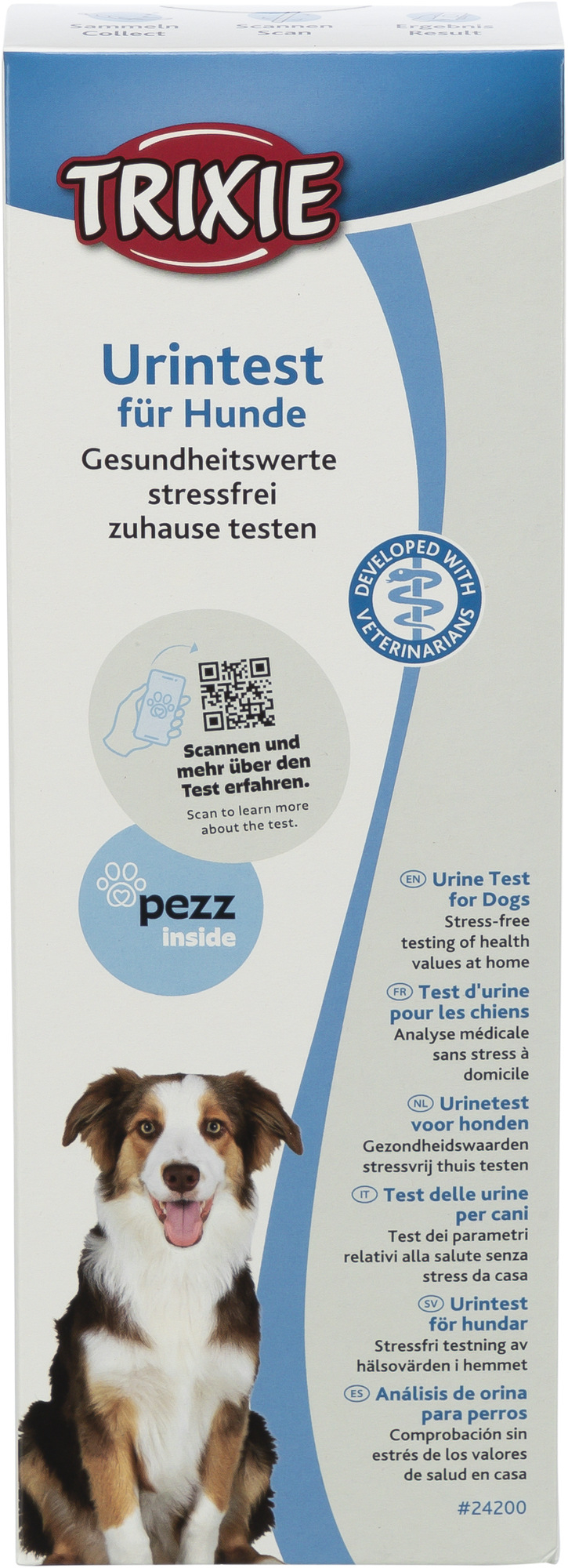 Test d'urine pour chien