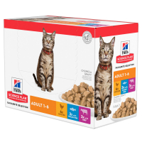 Hill's Science Plan Pack de comida húmeda mixta para gatos