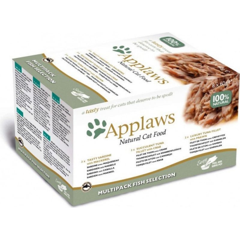 APPLAWS Multipack Petit Pot Fraîcheur en Bouillon pour chat