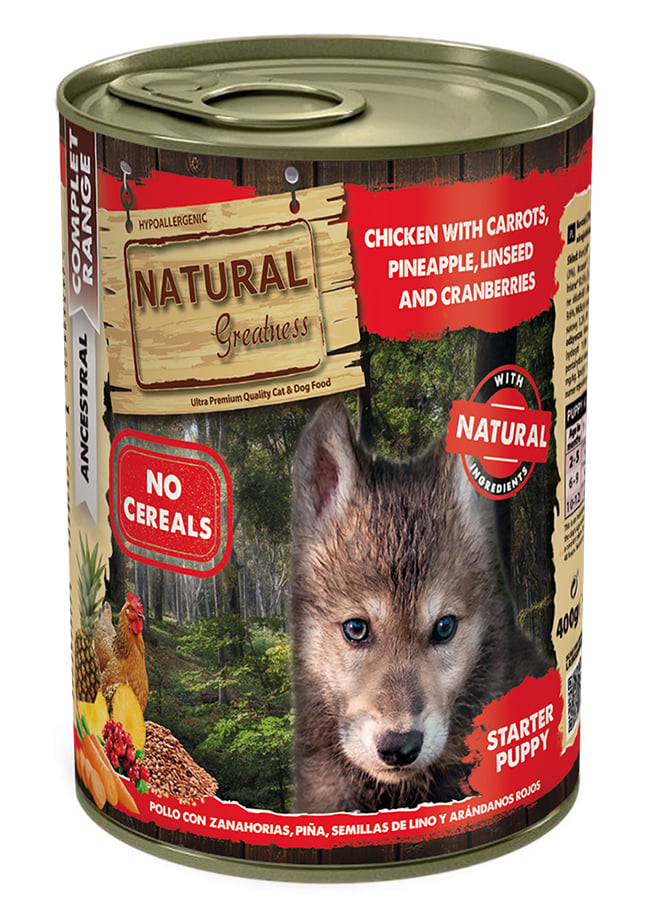 Natte NATURAL GREATNESS voor puppy vanaf het spenen