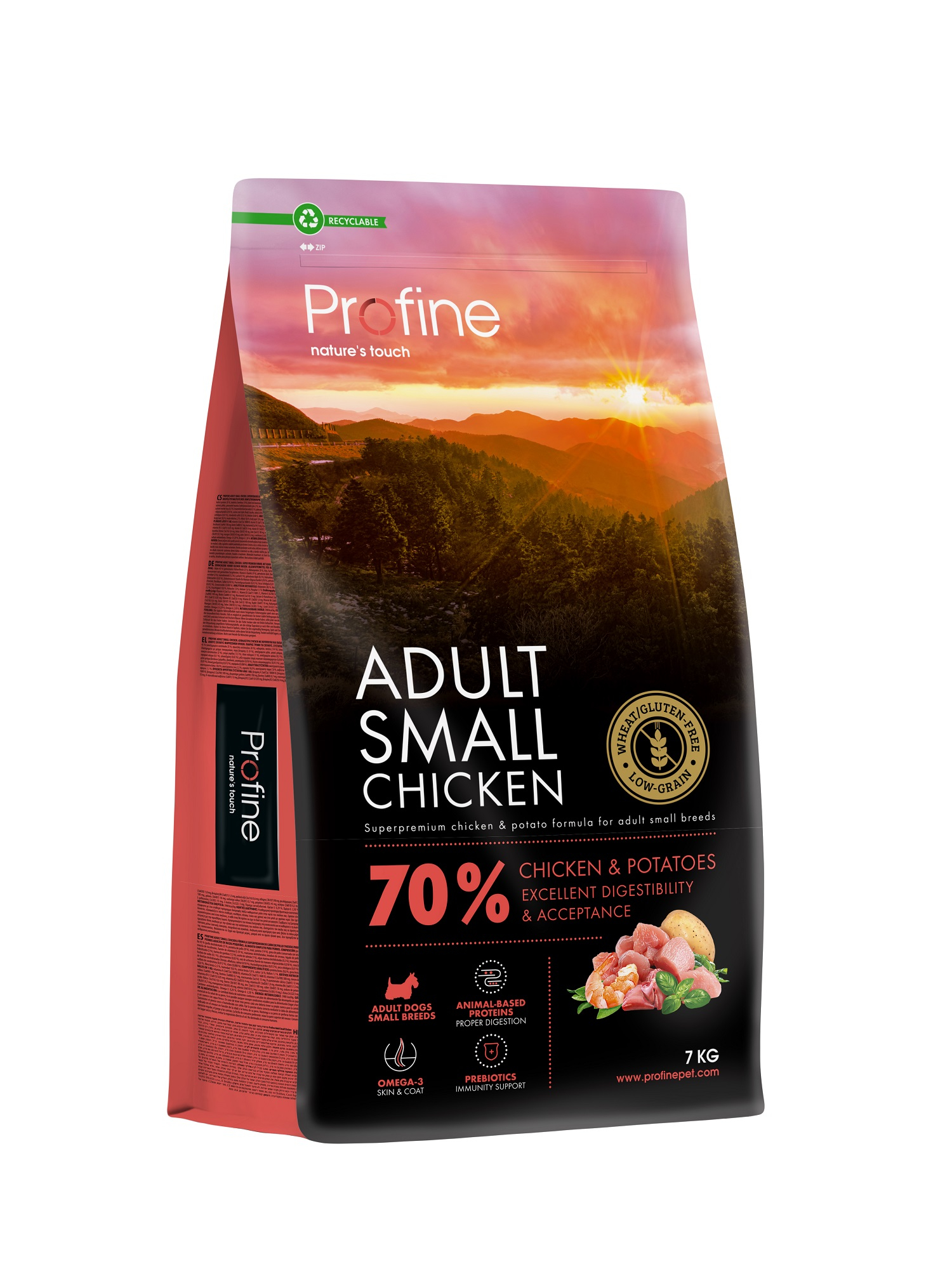 Profine Adult Small Breed Huhn und Kartoffeln für ausgewachsene Hunde kleiner Rassen