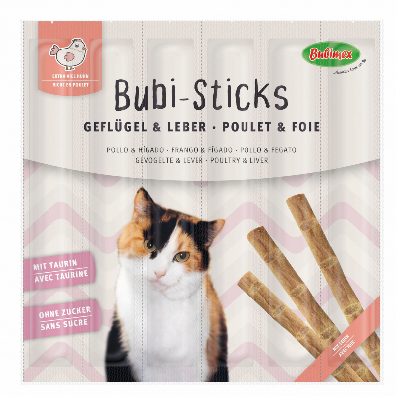BUBIMEX Bubi Sticks para gatos - 2 variedades
