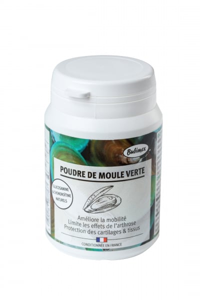 BUBIMEX Poudre moules vertes pour chiot, chien et chat