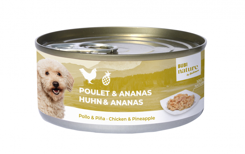 BUBIMEX Bubi Nature Pollo y Piña comida húmeda para perros