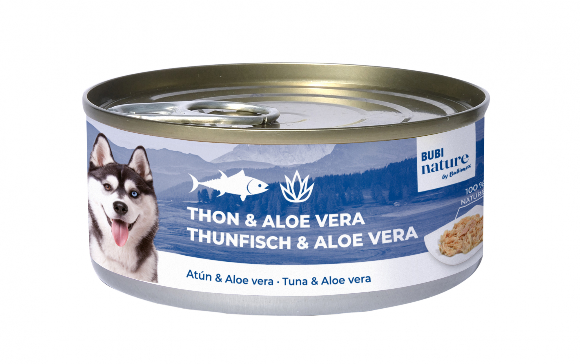Nassfutter BUBIMEX Bubi Nature Thunfisch und Aloe Vera für Hunde