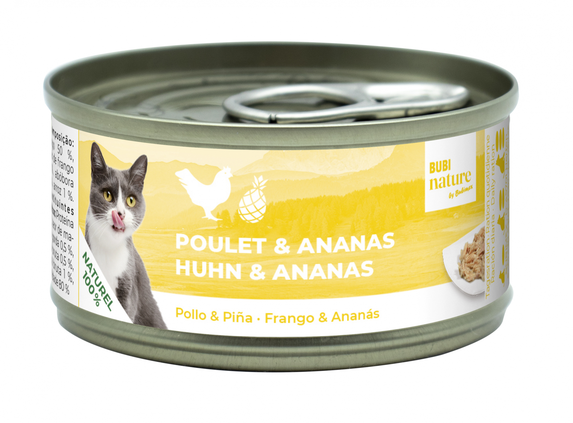 BUBIMEX Bubi Natur Huhn & Ananas Katzennahrung 