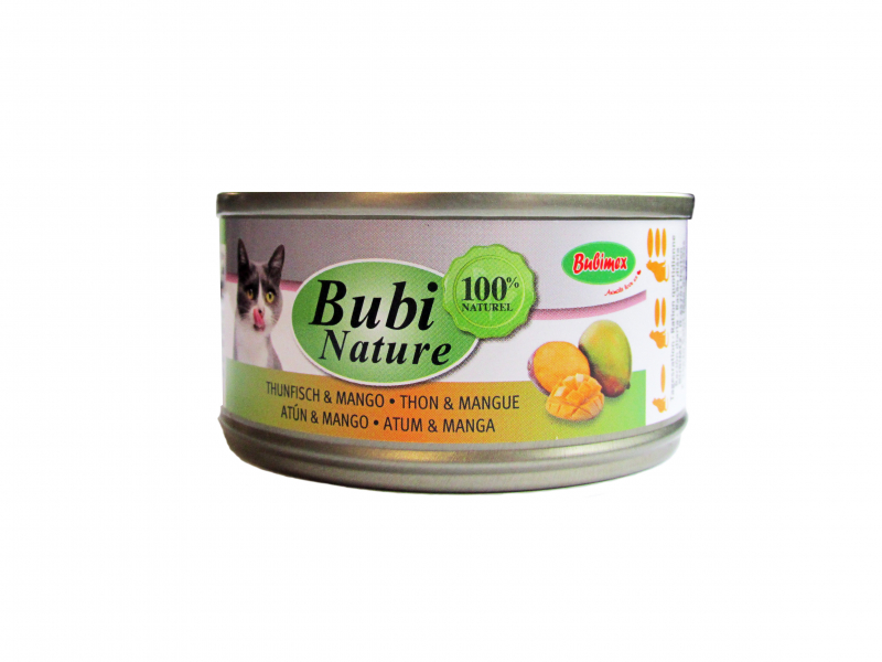 BUBIMEX Bubinature Atún y Mango Latas para gatos 70g