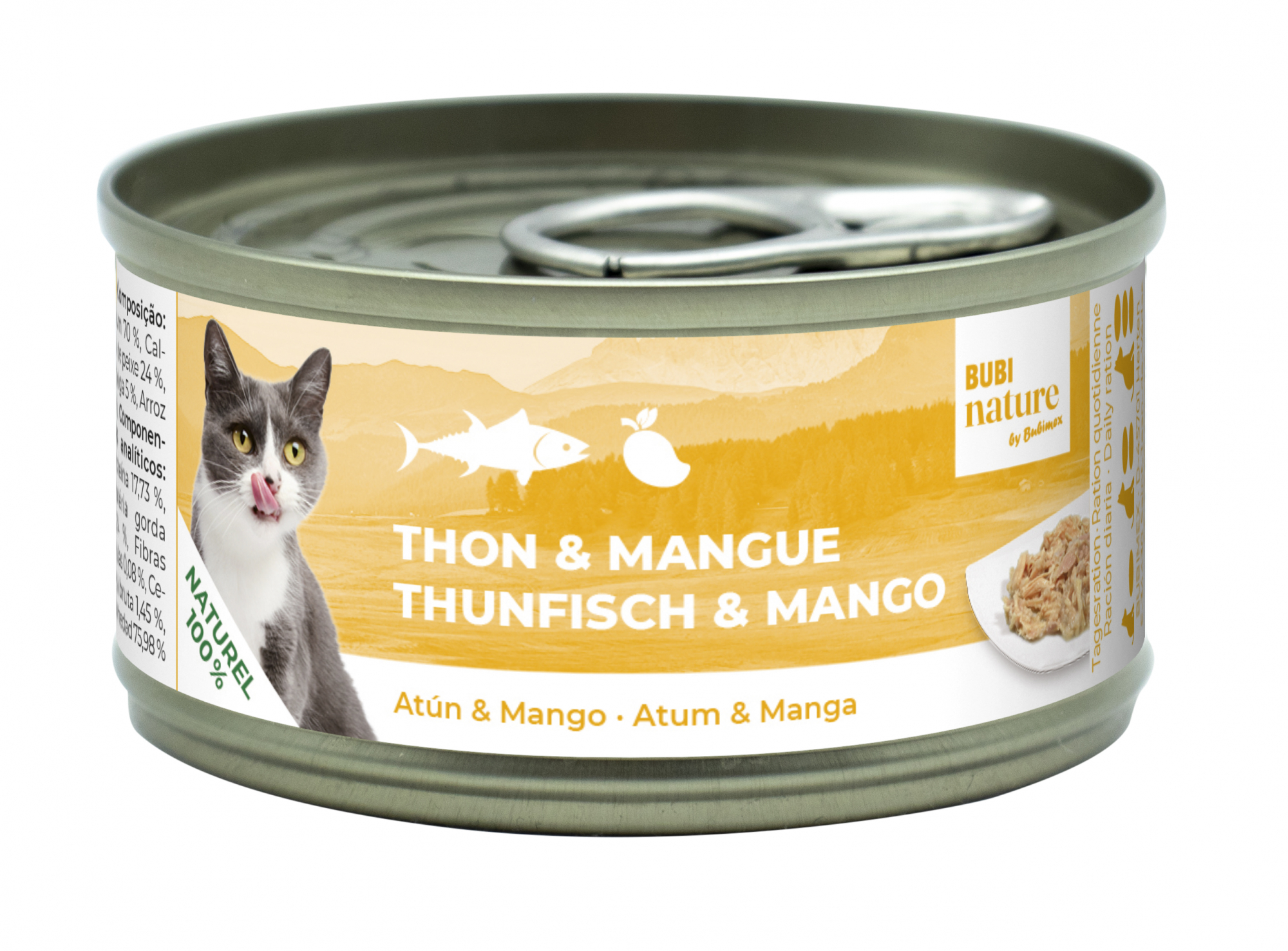 Katzenfutter BUBIMEX Bubinature Thunfisch & Mango für Katzen