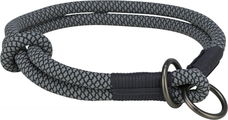 Collar semi-ahorcadizo Soft Rope - Negro/Gris