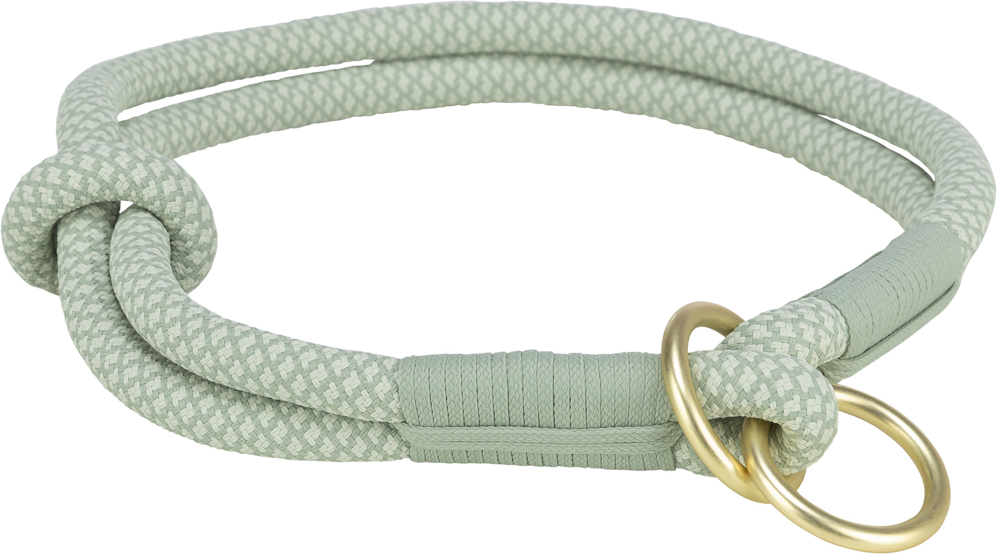Collar semi-estrangulador Soft Rope - Salvia/Menta