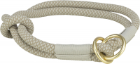 Soft Rope collier semi-étrangleur - Gris/Gris clair