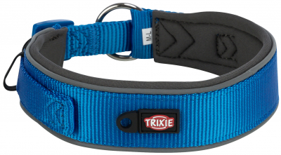 Trixie Premium collier extra large - Bleu royal/Gris Graphite