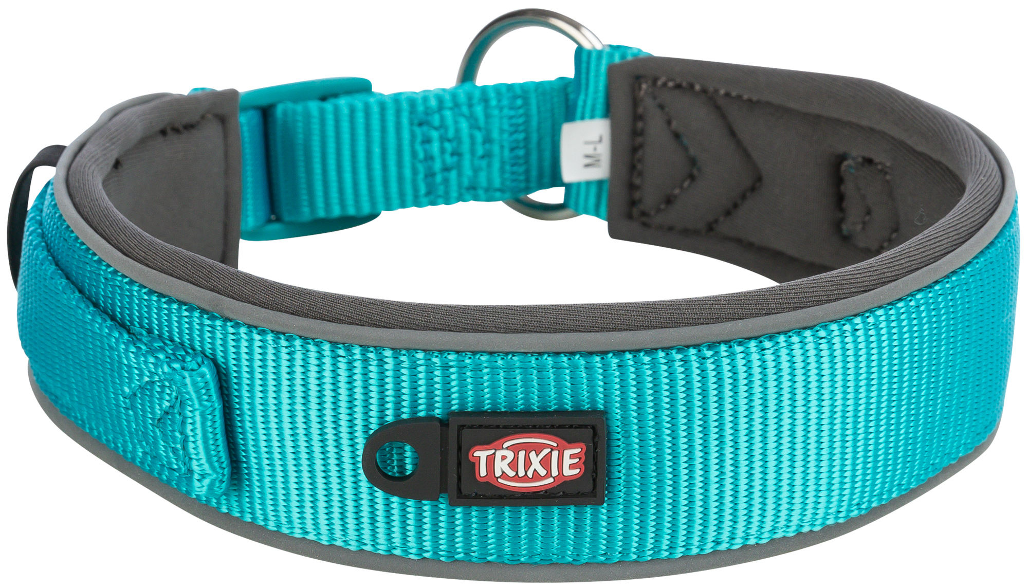 Collar Trixie Premium extra grande - Océano/Grafito Gris