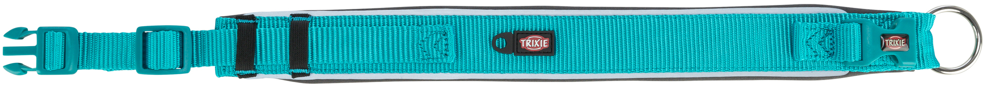 Trixie Premium coleira extra larga - Oceano/Grafite Cinzento