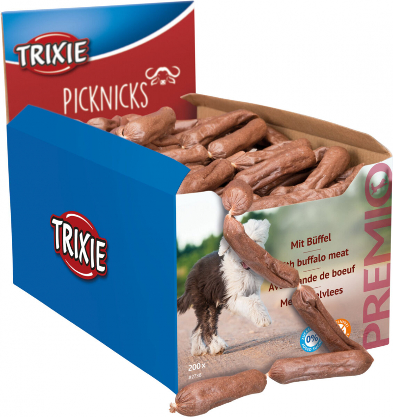 PREMIO Picknicks, Bison Wurstkette für Hunde