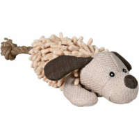 Knuffelhond van stof en touw 30 cm