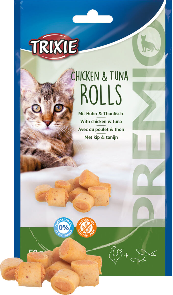 PREMIO Chicken & Tuna Roll pour chat