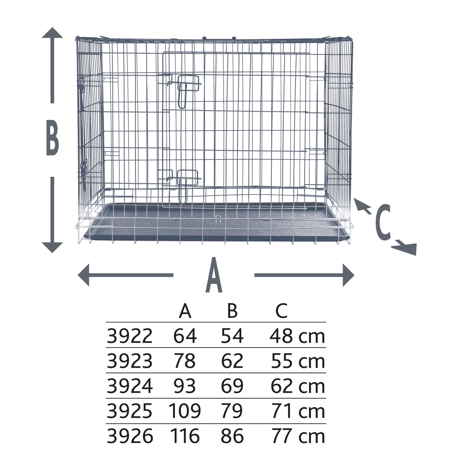 Cage de transport galvanisée