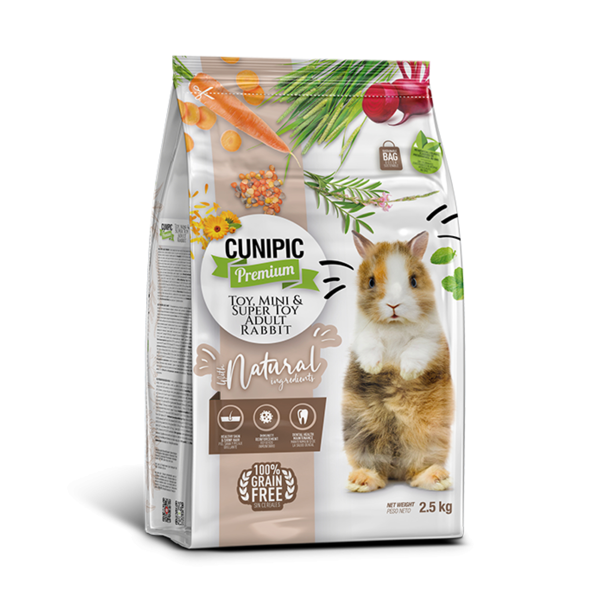 Cunipic Premium alimento para conejos Súper Toy, Mini & Toy Adult
