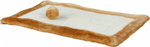 Tapis Griffoir En Sisal Et Peluche Avec Souris