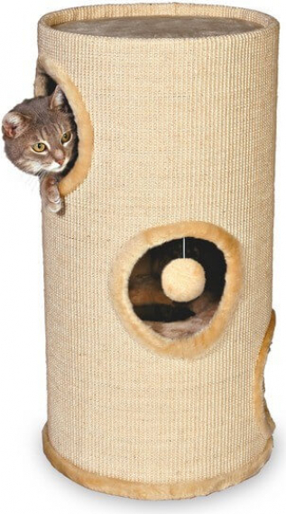 Tour à griffer et arbre à chat avec jouet - 70cm