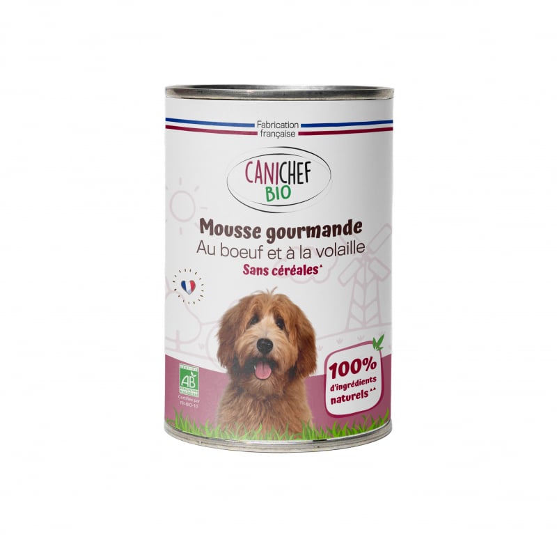 CANICHEF BIO Geflügelmousse ohne Getreide für Hunde