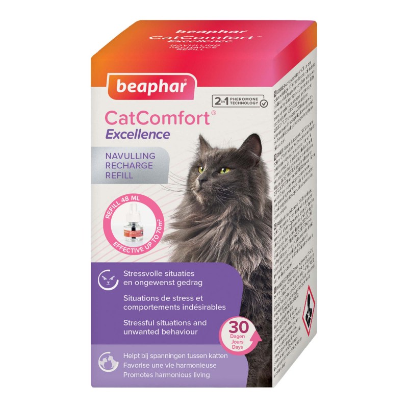 CATCOMFORT® EXCELLENCE, Navulling met pheromonen voor kalmering van katten en kittens